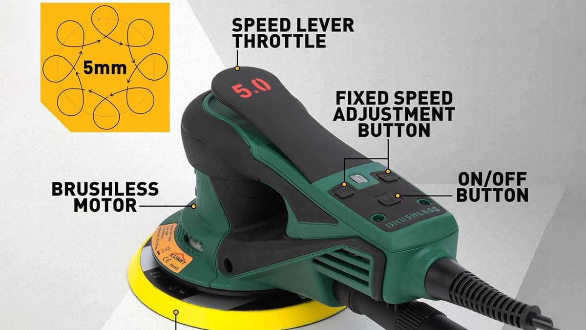 KUIMIT Brushless 4000–10000 RPM Orbital Sander (WSDMJ)